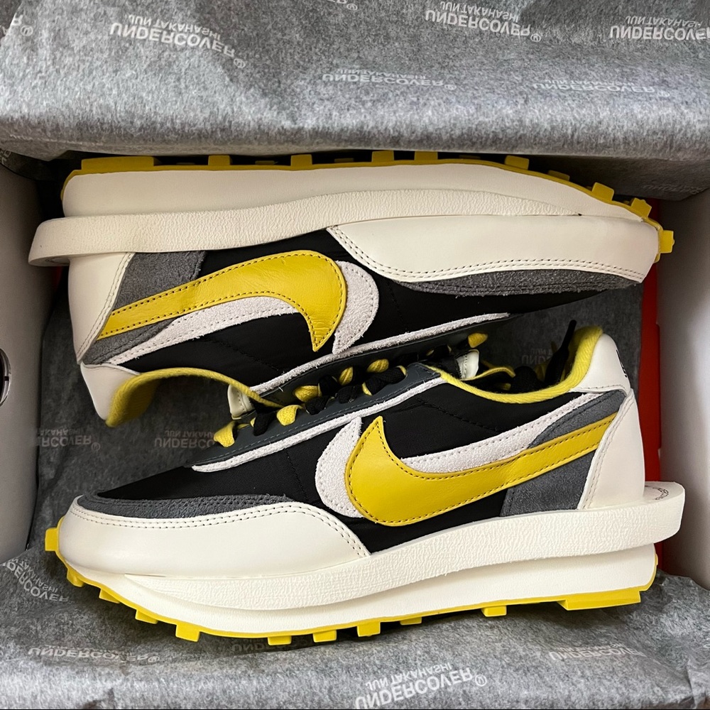Nike LDWaffle x sacai x UNDERCOVER “Bright Citron”